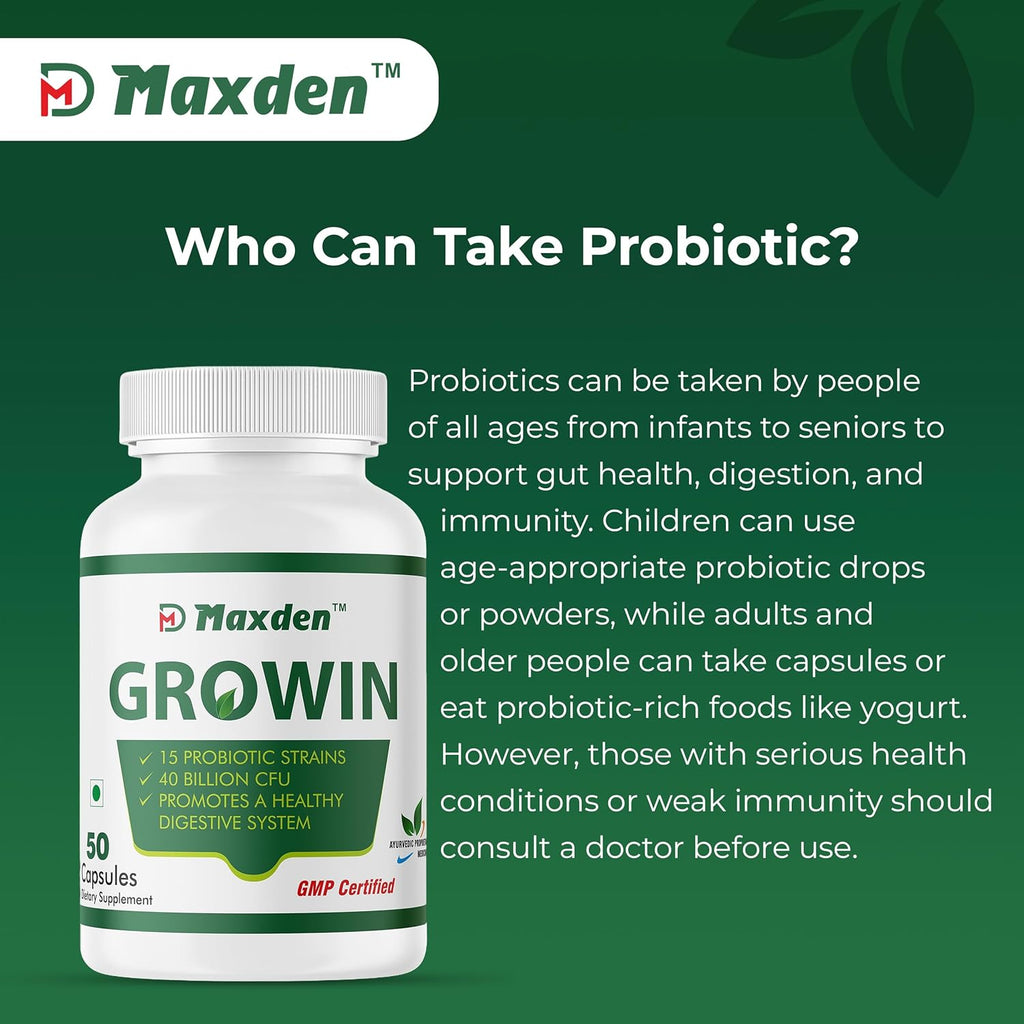 Maxden Growin Weight Gainer 50 Capsules